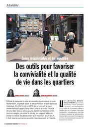 Zones résidentielles et de rencontre : des outils pour favoriser la convivialité et la qualité de vie dans les quartiers | Vassart Ambre