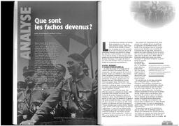 Que sont les fachos devenus? | Jacquemain Marc