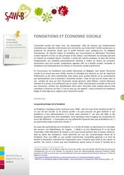 Fondations et économie sociale | Konstantatos Frédérique