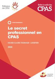 Le secret professionnel en CPAS | Thomaes-Lodefier Marie-Claire