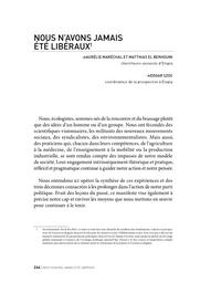 Nous n'avons jamais été libéraux | Maréchal Aurélie