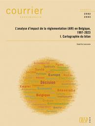 L’analyse d’impact de la réglementation (AIR) en Belgique, 1997-2023 : I. Cartographie du bilan | Lanssens Camille