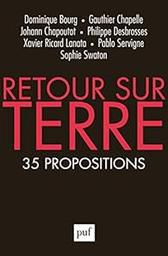 Retour sur terre : 35 propositions | Bourg Dominique