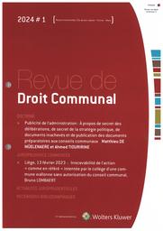 Revue de droit communal. 2024/1 | 