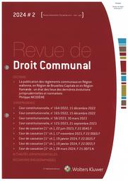 Revue de droit communal. 2024/2 | 